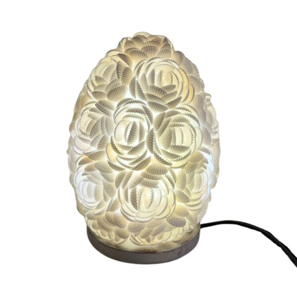 Boho Kagyló Lámpa  - Ovális - 15 cm-3