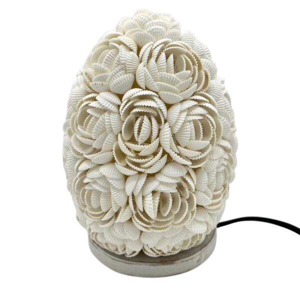 Boho Kagyló Lámpa  - Ovális - 15 cm-2