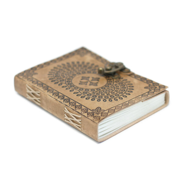 Bőrkötésű Notesz - Mandala (18x13 cm)-1