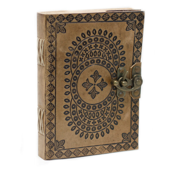 Bőrkötésű Notesz - Mandala (18x13 cm)-3